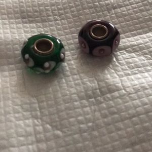 Trollbeads Charms – Authentic Sterling Silver / Glass Beads